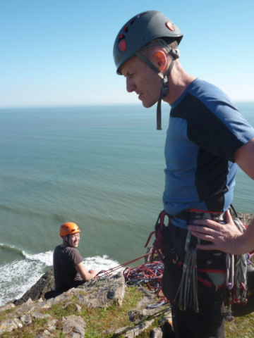 Rock climbing near clovercliff holiday cottage